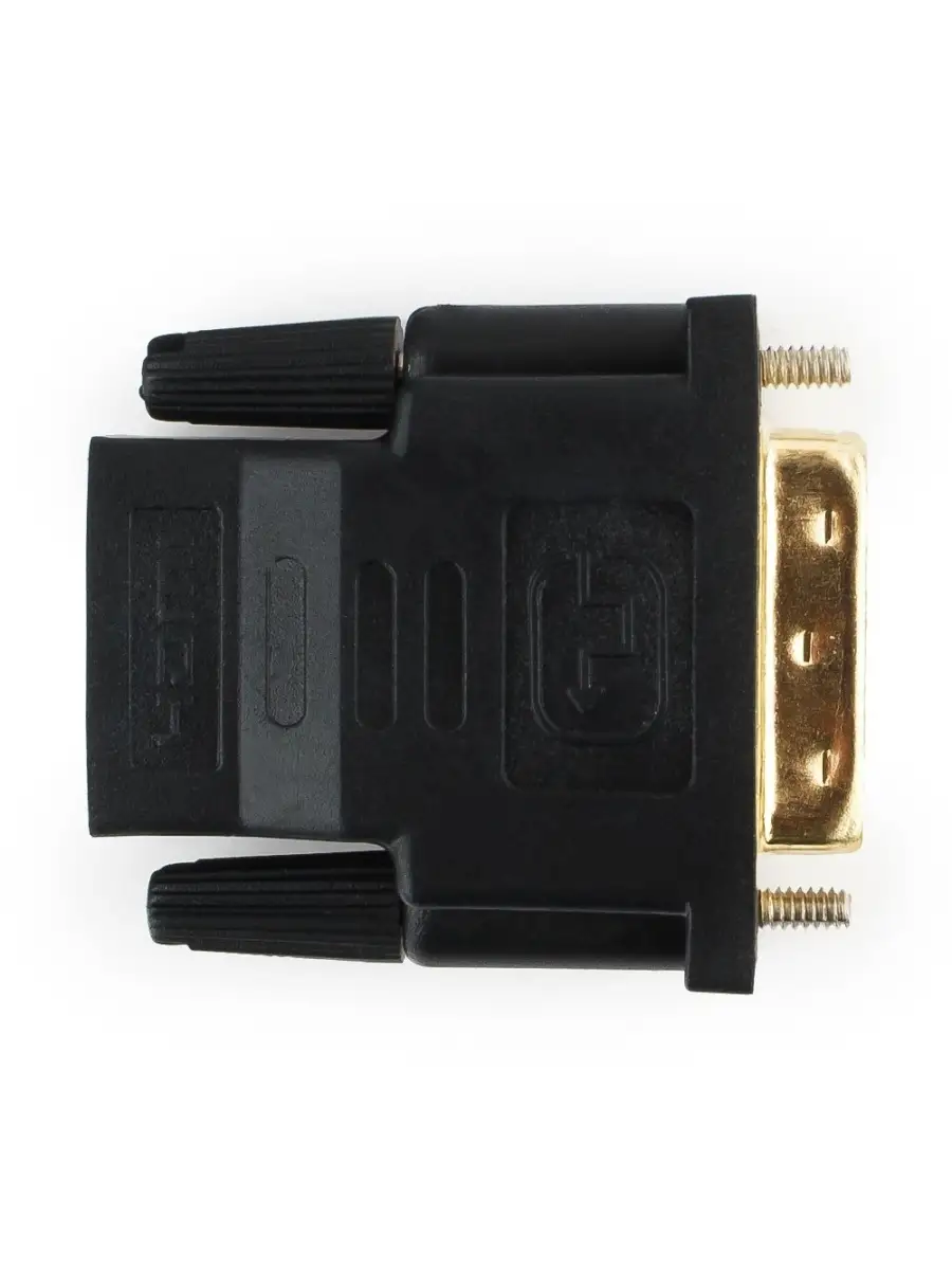 Переходник Gembird HDMI-DVI 19F/25M (мама-папа), золотые разъемы A-HDMI-DVI-2 A-HDMI-DVI-2