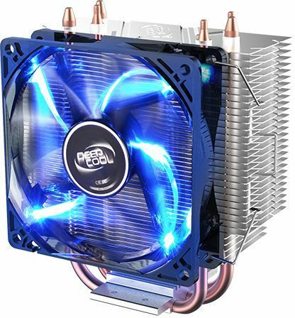 Вентилятор DEEPCOOL Soc-FM2+/AM2+/AM3+/AM4/1150/1151/1155/ 4-pin 18-21dB Al+Cu 130W 435gr LED GAMMAXX300FURY GAMMAXX300FURY