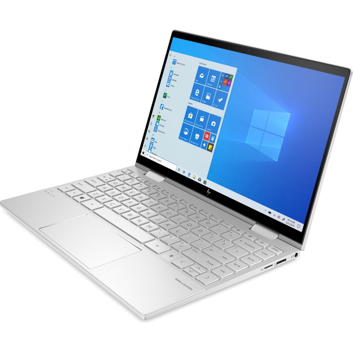 Ноутбук HP Envy 13x360 13-bd0015ur 13.3"(1920x1080 OLED)/Touch/Intel Core i7 1165G7(2.8Ghz)/16384Mb/512PCISSDGb/noDVD/Int:Intel Iris Xe /Cam/BT/WiFi/51WHr/war 1y/Natural silver/W10 + Fingerprint reader 4Z2N0EA 4Z2N0EA