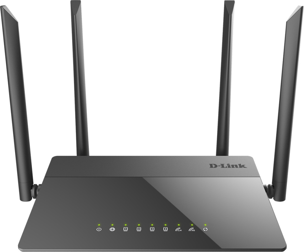 Маршрутизатор D-Link AC1200 беспроводной Dual-Band with 3G/LTE Support, 1 10/100Base-TX WAN port, 4 10/100Base-TX LAN ports and 1 USB Port DIR-815/RU Комкор DIR-815/RU Комкор