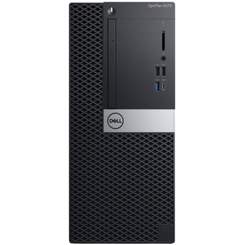 Компьютер Dell Technologies Optiplex 5070 MT Core i5-9500 (3,0GHz) 8GB (1x8GB) DDR4 1TB (7200 rpm) Intel UHD 630 W10 Pro TPM 3 years NBD 5070-4753 5070-4753