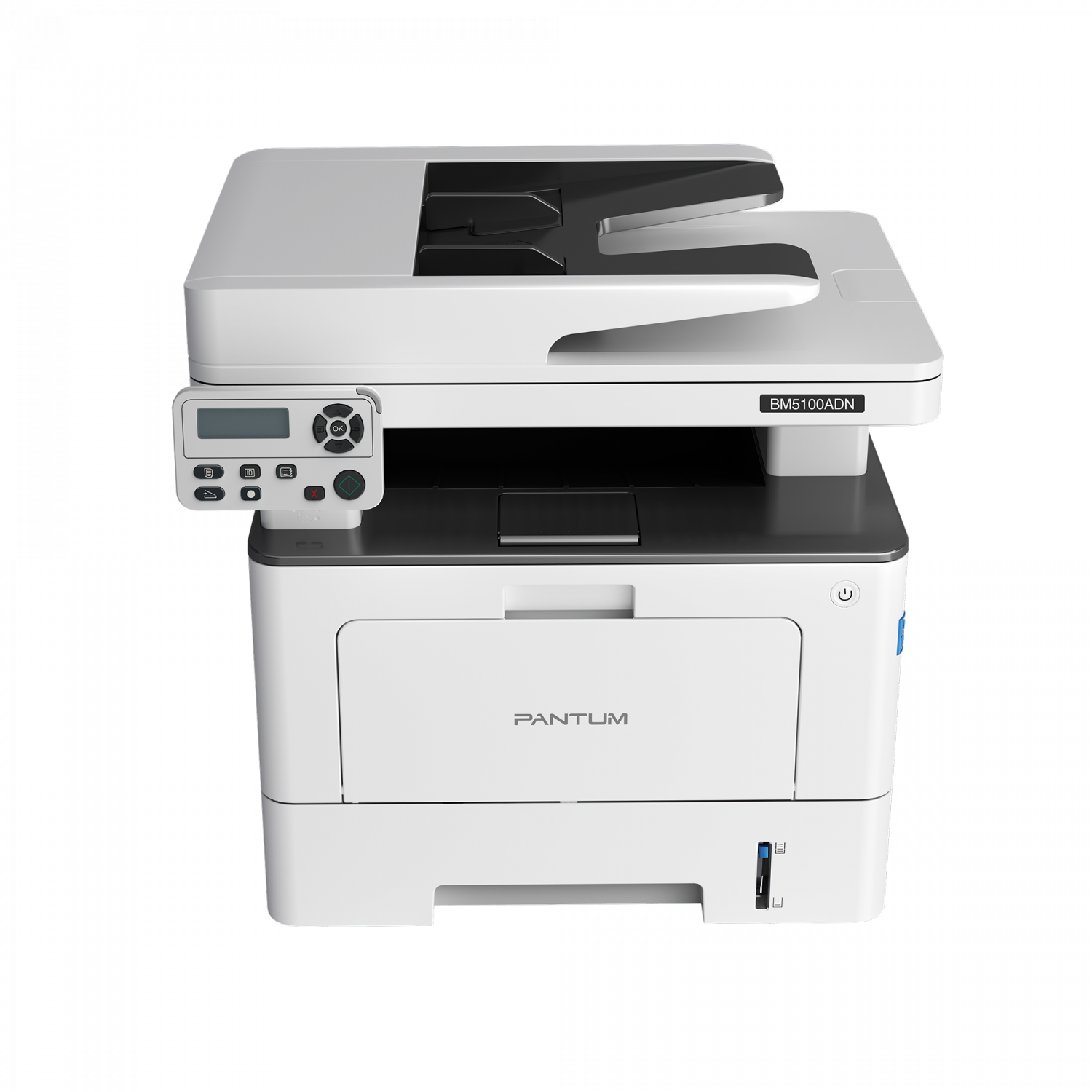 МФУ Pantum BM5100ADN P/C/S, Mono laser, A4, 40 ppm, 1200x1200 dpi, 512 MB RAM, Duplex, ADF50, paper tray 250 pages, USB, LAN BM5100ADN BM5100ADN