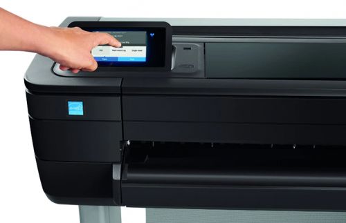 Принтер HP DesignJet T730 (36",4color,2400x1200dpi,1Gb, 25spp(A1 drawing mode),USB for Flash/GigEth/Wi-Fi,stand,media bin,rollfeed,sheetfeed,tray50 (A3/A4), autocutter,GL/2,RTL,PCL3 GUI, 2y warr repl. F9A29A) F9A29D F9A29D