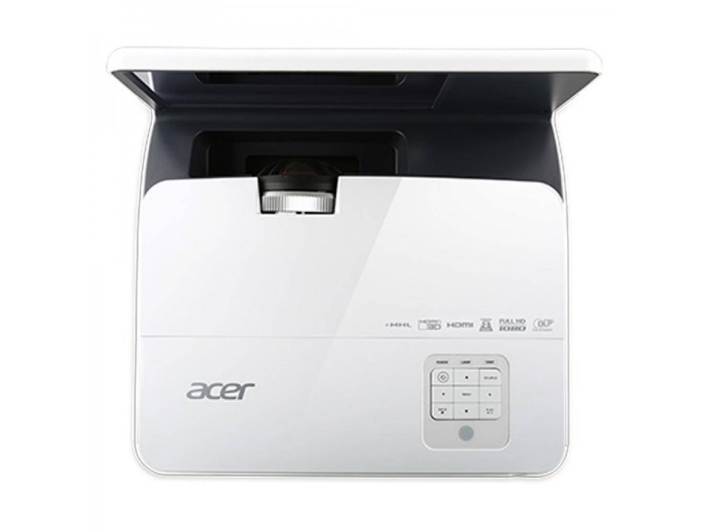 Проектор Acer U5220 DLP projector, Ultra-Short-Throw Lens, 1024*768, DLP 3D, 13000:1, 3000 ANSI Lumens, 5.5kg, HDMI, Lan,  incl wall mount kit MR.JL211.001 MR.JL211.001
