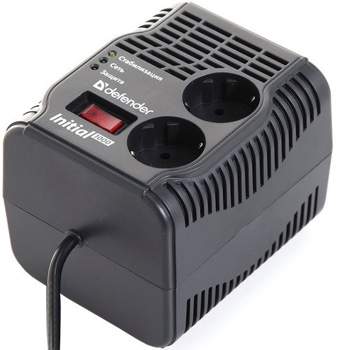 Стабилизатор напряжения Defender AVR Initial 1000 VA УТ-00017812