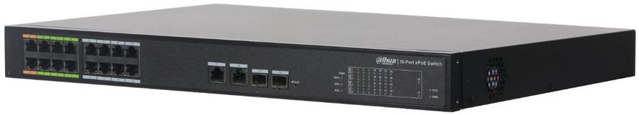 Коммутатор Dahua DH-LR2218-16ET-240 16x100Mb 2G 14PoE+ 240W управляемый DH-LR2218-16ET-240 DH-LR2218-16ET-240