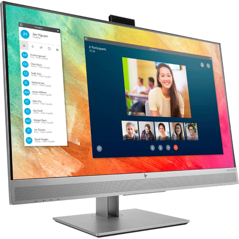 Монитор HP 27'' EliteDisplay E273m (1920 x 1080), IPS, 178/178, 5мс, 250nit, DP/HDMI/VGA, 3USB, Audio, cam/mic, LTSP, 1y 1FH51AA#ABU 1FH51AA#ABU