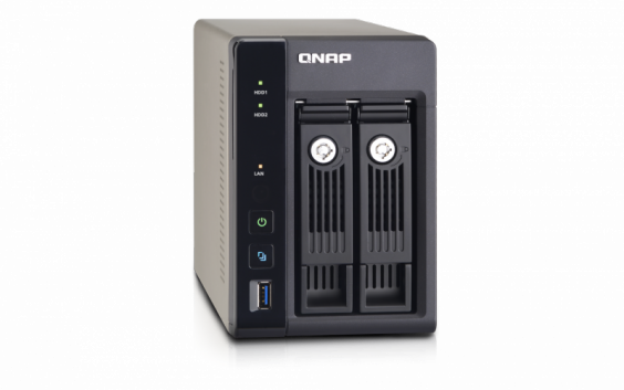 Сетевой RAID-накопитель QNAP 2 отсека для HDD, HDMI-порт. Четырехъядерный Intel Celeron J1900 2,0 ГГц, 2ГБ. TS-253 Pro TS-253 Pro