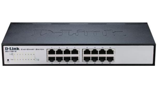 Коммутатор D-Link L2 Smart Switch with 16 10/100Base-TX ports DES-1100-16/A2A DES-1100-16/A2A