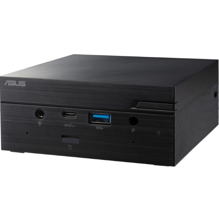 Персональный компьютер ASUS Mini PC PN62S-B3558ZV Core i3-10110U/4Gb/256GB M.2(NVMe) SSD/2x USB 3.2 Gen 1 Type-C/2x USB 3.2/2Mic/1 x HDMI/RJ45/Intel Wi-Fi 6 AX201/AX200 (Gig+)/BT 5/Windows 10 Pro/0,7Kg/Black 90MS01T1-M05580 90MS01T1-M05580