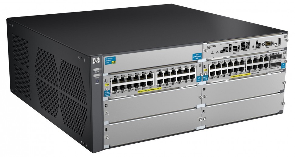 Коммутатор HP 5406-44G-PoE+-4G-SFP v2 zl Switch with Premium Software J9539A J9539A