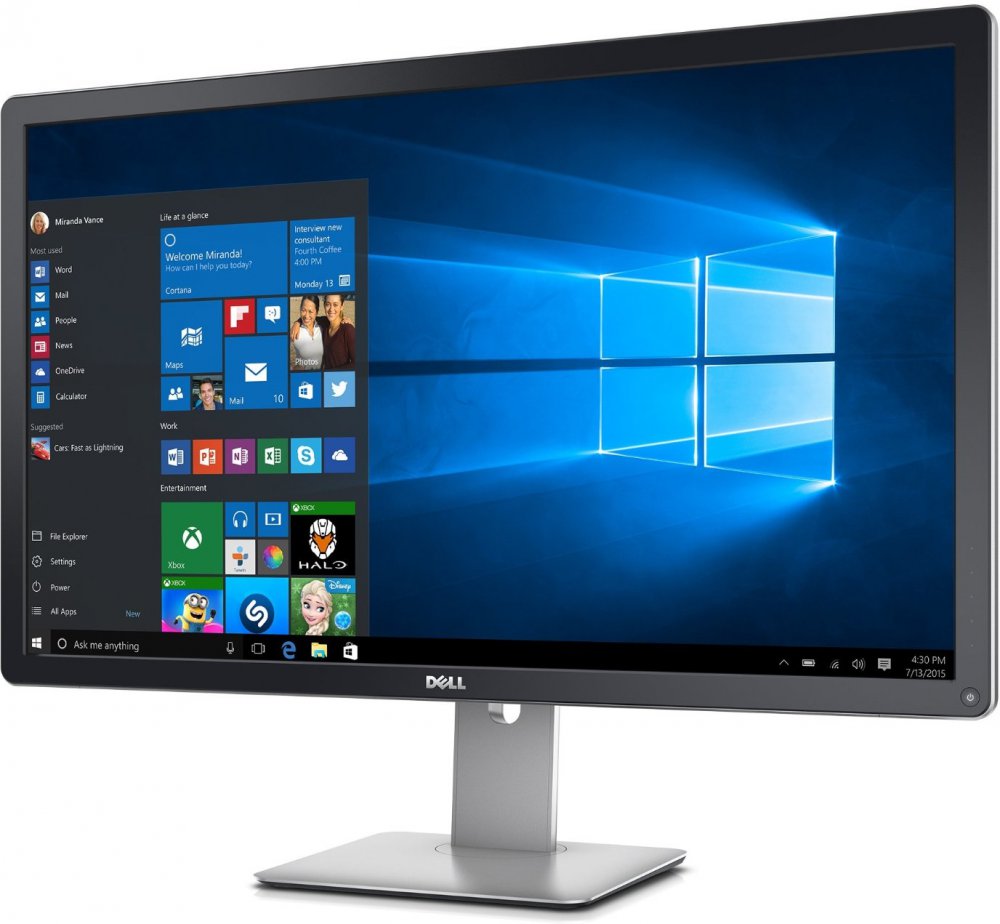Монитор Dell 32" UP3216Q Black IPS, LED, 3840x2160, 6ms, 300 cd/m2, DCR 2М:1, DP, miniDP, HDMI/MHL, CardReader 216Q-1866 216Q-1866