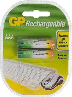 Аккумулятор GP 75AAAHC AAA NiMH 750mAh (2шт) 75AAAHC-2DECRC2 GP 75AAAHC-2DECRC2