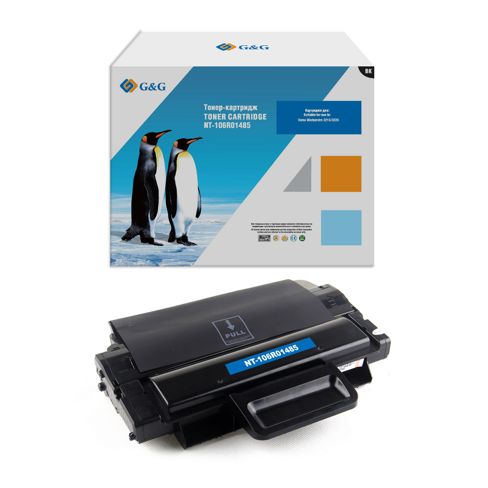 Тонер-картридж G&G для Xerox WorkCentre 3210/3220 (2000стр) NT-106R01485 NT-106R01485
