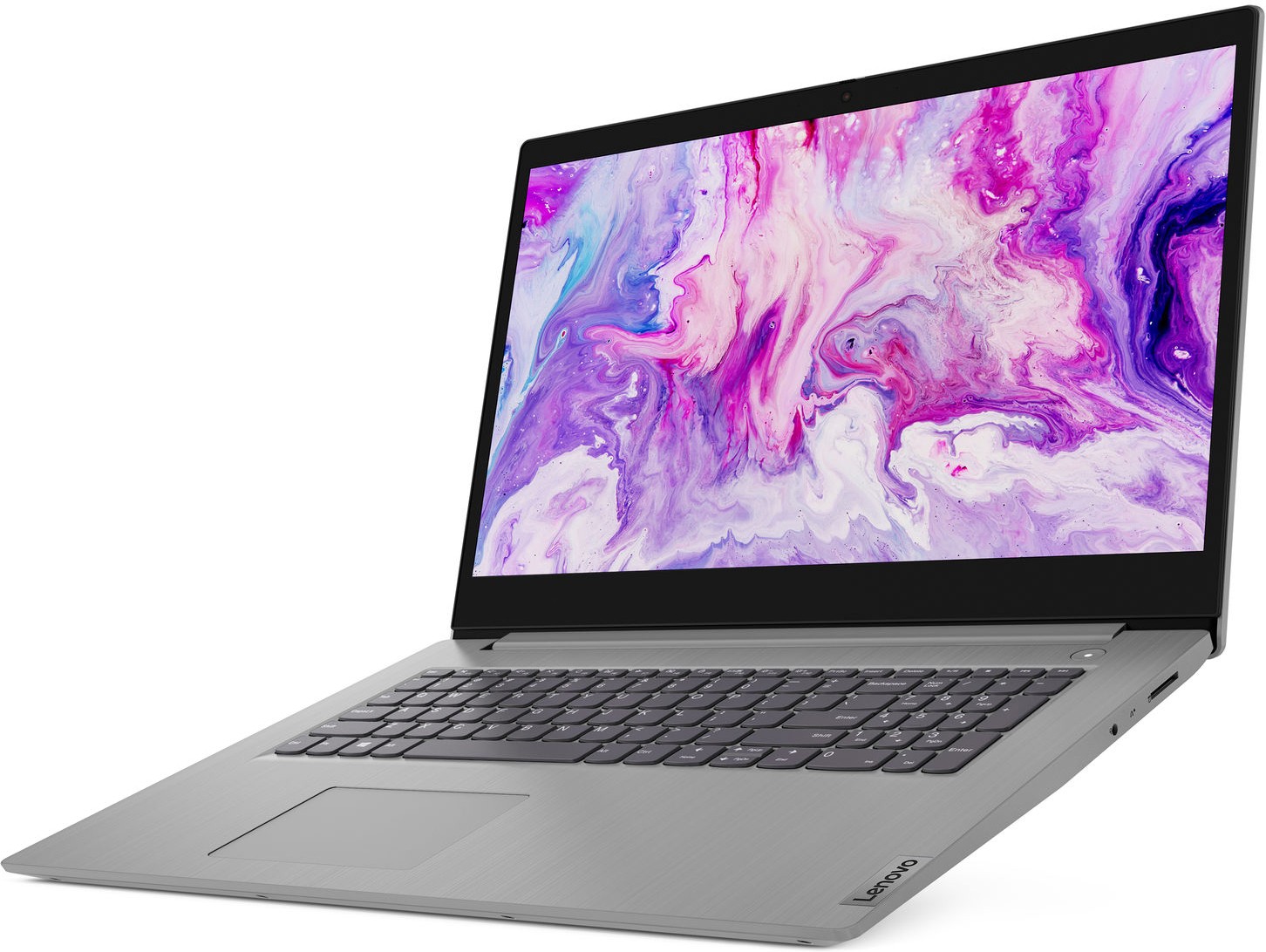 Ноутбук Lenovo IP 3 17ADA0517.3HD+_TN_AG_250N_NATHLON_3150U_2.4G_2C_MB4G soldered256 (M)NONEWLAN_2X2AC+BT0.3M_CAMERA_W/ARRAY_MIC3CELL_42WH_INTERNALNO_FINGERPRINT_READERPLATINUM_GREY +PC_ABS 81W2008XRK 81W2008XRK