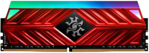 Модуль памяти ADATA 8GB DDR4 3200 DIMM SPECTRIX D41 RGB Red Gaming Memory Non-ECC, CL16, 1.35V, 1024x8, RTL (466846) AX4U320038G16-SR41 AX4U320038G16-SR41
