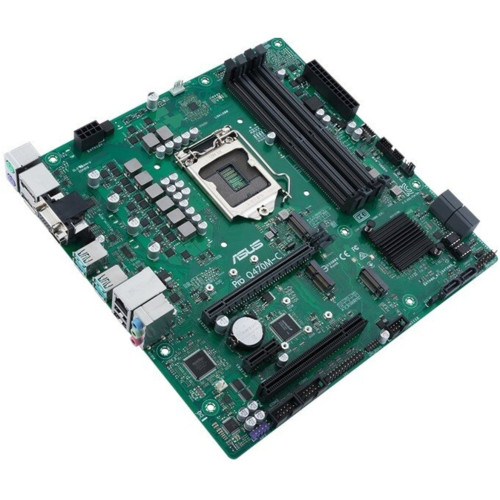 Материнская плата ASUS PRO Q470M-C/CSM, LGA1200, Q470, 4*DDR4, D-Sub,DP*2,HDMI, SATA6, Audio, USB 3.2*7, LPT*1 , COM*2 , mATX PRO Q470M-C/CSM PRO Q470M-C/CSM