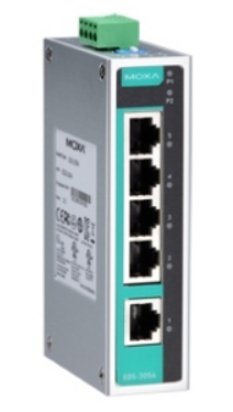 Коммутатор MOXA Промышленный 5-портовый неуправляемый 10/100 BaseT(X) Ethernet, в металлическом корпусе, резервируемое питание, -10...+60C EDS-205A EDS-205A