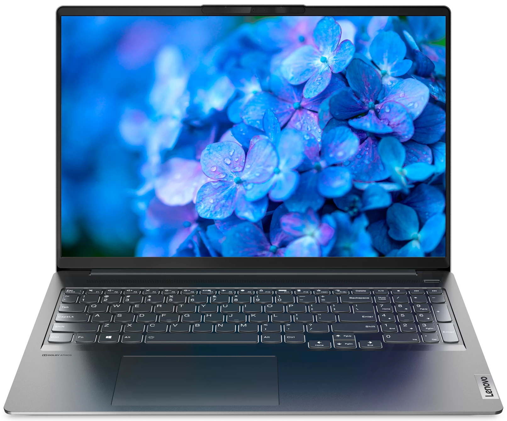 Ноутбук Lenovo IdeaPad 5 Pro 16IHU6 Core i5 11300H 16Gb SSD512Gb NVIDIA GeForce MX450 2Gb 16" IPS WQXGA (2560x1600) noOS grey WiFi BT Cam 82L9004JRE 82L9004JRE