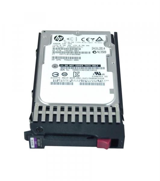 Жёсткий диск HPE 2.4TB 2.5'' SFF SAS 10K 12G Hot Plug SC 512e DS Enterprise HDD (for HP Proliant Gen9/Gen10 servers) 881457-B21 881457-B21 #5