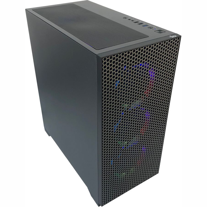 Персональный компьютер iRU Game 710Z5GP TWR i7 10700F (2.9) 16Gb 1Tb SSD250Gb RTX3060 12Gb Free DOS GbitEth 650W черный 1735657 1735657