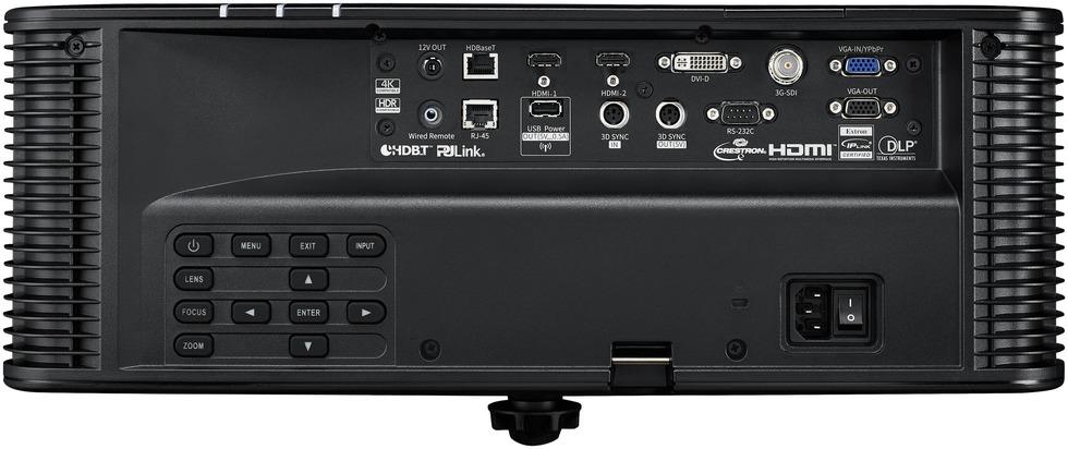 Проектор Optoma ZU860 лазерный (без объектива) DLP,WUXGA(1920*1200),8500 ANSI Lm;2000000:1; KeyStone H+/-20;V+/-20; HDMIx2;DVI-Dx1;HDBaseT;3G-SDI x1;VGA x1;USB A;HDMI Out;VGA Out;3DSync Out;12V Trig;RS232;RJ45; 32dB (Eco) H1P1A3ABW1Z1 H1P1A3ABW1Z1 #3