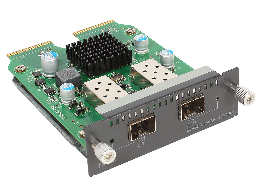 Модуль TP-Link 10-гигабитный 2-портовый SFP + модуль, дополнительный модуль для T3700G-28TQ TX-432 TX-432