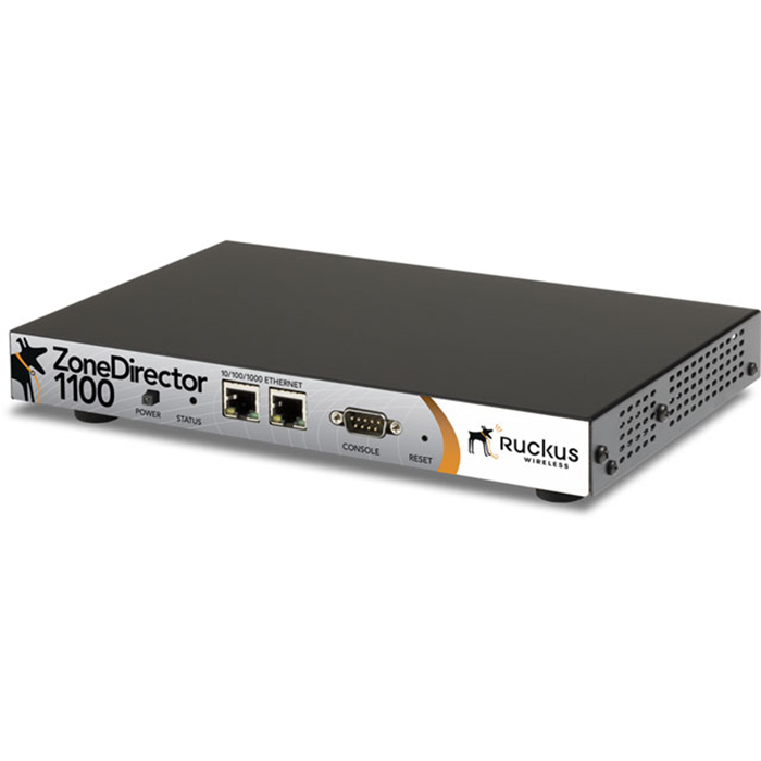 ZoneDirector 1100, licensed for up to 6 ZoneFlex Access Points.  901-1106-XX00