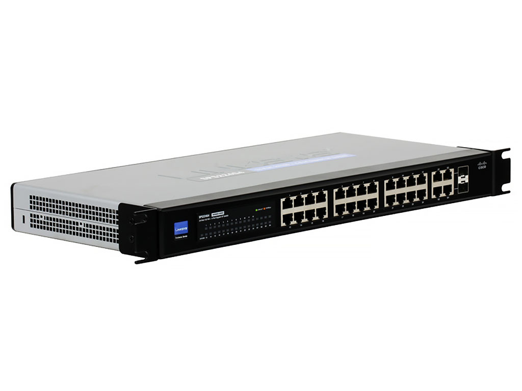 Коммутатор Cisco SB 24-port 10/100 + 4-Port Gigabit SP Switch SPS224G4-G5 SPS224G4-G5