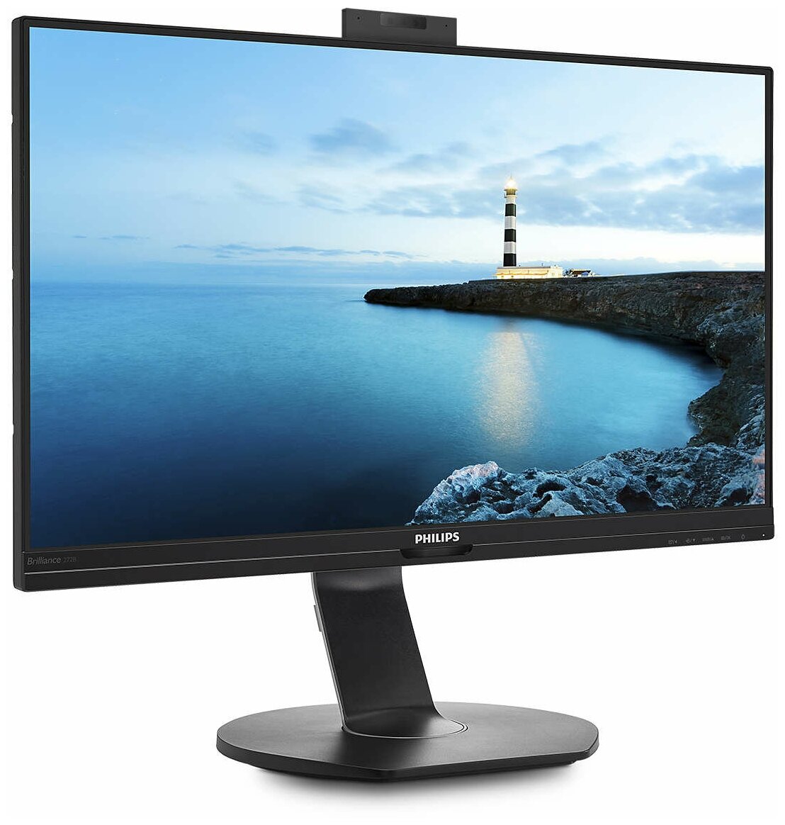Монитор Philips 27" 2560x1440 IPS W-LED 16:9 5ms VGA HDMI DP 2*USB3.0 20M:1 178/178 350cd HAS Pivot Tilt Swivel Speakers Black 272B7QPJEB/00 272B7QPJEB/00