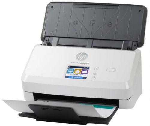 Сканер HP ScanJet Pro N4000 snw1 (CIS, A4, 600 dpi, Ethernet 10/100Base-TX, USB 3.0, Wi-Fi, ADF 50 sheets, Duplex, 40 ppm/80 ipm, 1y warr) 6FW08A 6FW08A