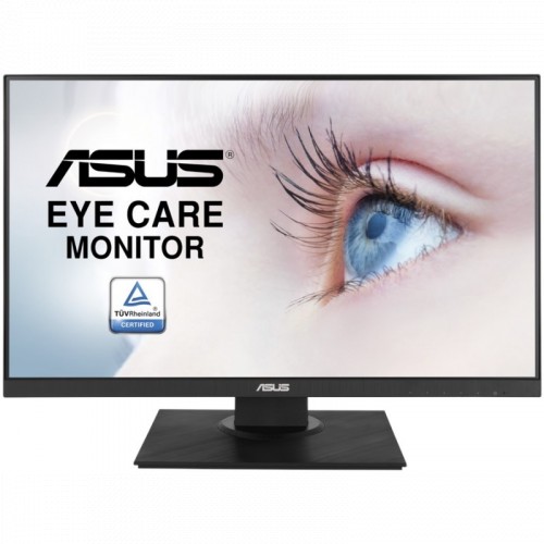 Монитор ASUS 23.8" IPS LED, 1920x1080, 5ms, 250 cd/m, 178°/178°, 100M:1, D-Sub, HDMI, DP, USB-hub, 75Hz, MM, FreeSync, GamePlus Tec., HAS, Swivel, Pivot, VESA, Black, 90LM054L-B01370 3 years VA24DQLB VA24DQLB