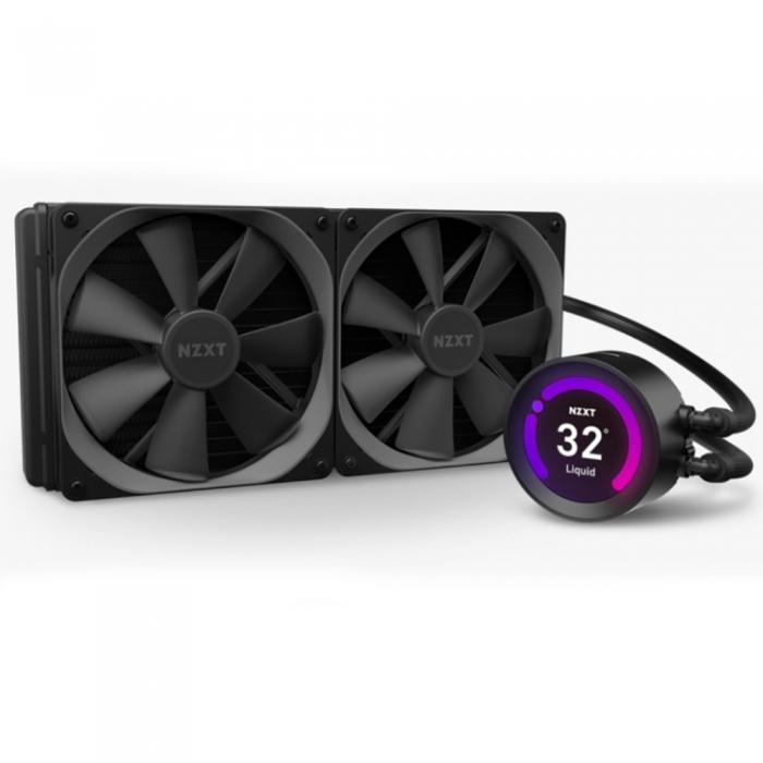 Вентилятор NZXT Kraken X53  - 240mm AIO Liquid Cooler with RGB LED RTL RL-KRX53-01 RL-KRX53-01