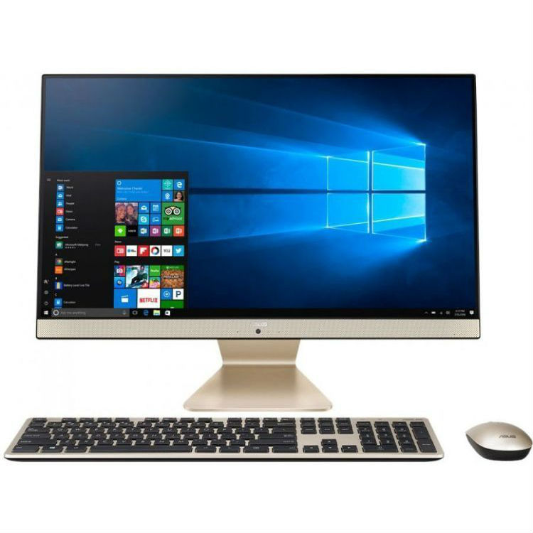 Моноблок ASUS Vivo V241FFK-BA023T  Intel i5-8265U/8Gb/1Tb 7200RPM/23,8" FHD non-touch non-Glare/NV GF930MX 2GB/non DVDRW/Zen Plastic Golden Wired Keyboard+ Mouse/Windows 10 Home/Black 90PT02A2-M00900 90PT02A2-M00900