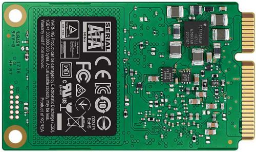 Твердотельный накопитель Samsung mSATA 1TB 860 EVO Client SSD SATA 6Gb/s, 550/520, IOPS 97/88K, MTBF 1.5M, 3D NAND TLC, 1024MB, 600TB MZ-M6E1T0BW MZ-M6E1T0BW