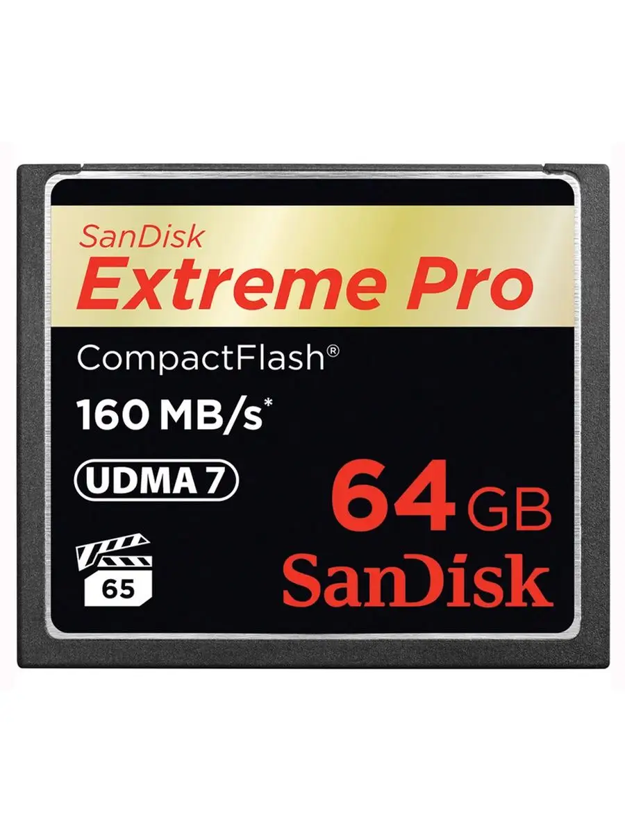 Карта памяти SanDisk Compact Flash 64Gb,Extreme Pro 1000-x SDCFXPS-064G-X46 SDCFXPS-064G-X46