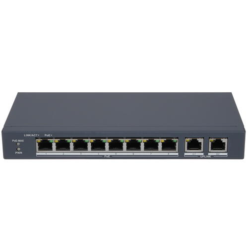 Коммутатор HiWatch DS-S1008P 8x100Mb 2G 8PoE+ 60W неуправляемый DS-S1008P DS-S1008P #3