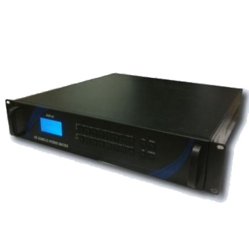 KVM-переключатель ATEN матричный matrix switch/chassis, VGA/DVI/HDMI/SDI+AUDIO,  8> 8 устройств, без карт расшир,, (бесшовное/seamless переключение источников;скейлер;выбор вариантов настройки;настройка EDID;шаблоны коммутации;API:RS232/Telnet) TNTV/ TNTV/TNT MMS-0808IPB