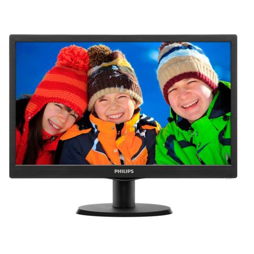 Монитор Philips 18.5" Black 1366x768, 5ms, 200 cd/m2, 700:1 (DCR 10M:1), D-Sub, vesa 193V5LSB2/62 193V5LSB2/62