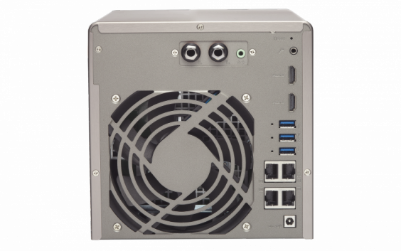 Сетевой RAID-накопитель QNAP 4 отсека для HDD, HDMI-порт. Четырехъядерный Intel Celeron N3150 1,6 ГГц TS-453A-4G TS-453A-4G