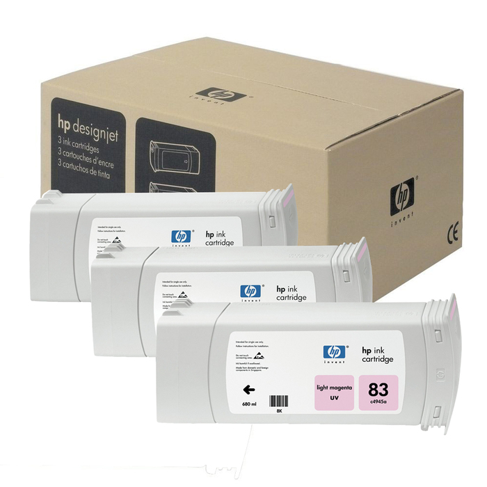 Картридж HP 83 Light Magenta UV для Designjet 5000/5000ps/5500/5500ps 3x680-ml C5077A C5077A