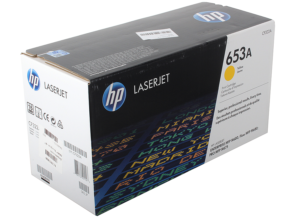 Тонер-картридж HP 653A Yellow для CLJ Enterprise MFP M680dn/f/z Contract CF322AC CF322AC