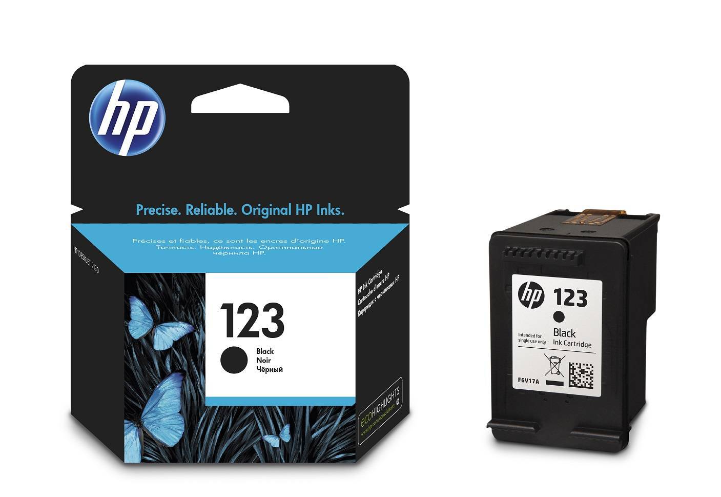 Картридж струйный HP 123 черный для HP DJ 2130 (120стр.) F6V17AE F6V17AE #4