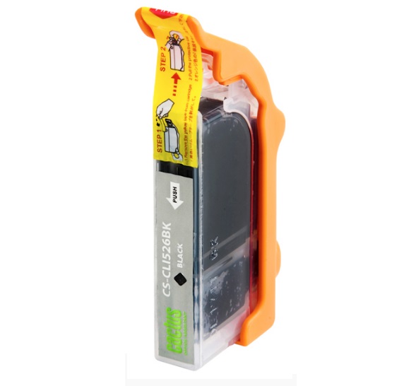 Картридж Cactus струйный CS-CLI526BK черный для Canon Pixma iP4850/MG5250/MG5150/iX6550/MX88 (8.2мл) CS-CLI526BK CS-CLI526BK