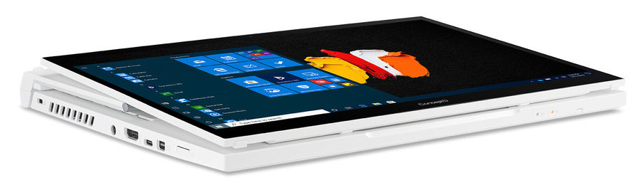 Ноутбук Acer ConceptD 3 Ezel CC314-72G-530R Core i5 10300H 16Gb SSD512Gb NVIDIA GeForce GTX 1650 4Gb 14" IPS Touch FHD (1920x1080) Windows 10 Professional white WiFi BT Cam NX.C5HER.003 NX.C5HER.003