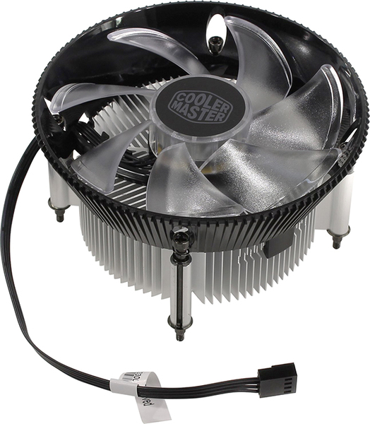 Кулер Cooler Master i70C PWM 95W, 4-pin, 60mm, classic, Al/Cu, fans: 1x120mm/37CFM/28dBA/1800rpm, 1200/115x  RR-I70C-20PK-R2 RR-I70C-20PK-R2