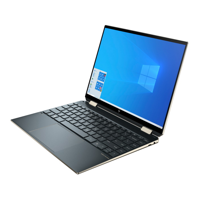 Ноутбук HP Spectre 14x360 14-ea0010ur 13.5"(3000x2000 OLED UWVA)/Intel Core i7 1165G7(2.8Ghz)/16384Mb/2TbPCISSDGb/noDVD/Int:Intel Iris Xe/Cam/WiFi/war 3y/Poseidon Blue/W10 + fingerprint 3B3K7EA 3B3K7EA