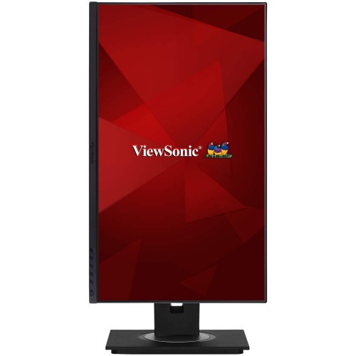 Монитор ViewSonic 23.8" IPS LED, 1920x1080, 5ms, 250cd/m2, 50Mln:1, 178°/178°, HDMI, DP, USB-C, USB-Hub, 60Hz, колонки, HAS, Pivot, Tilt, Swivel, VESA, Black VG2456 VG2456