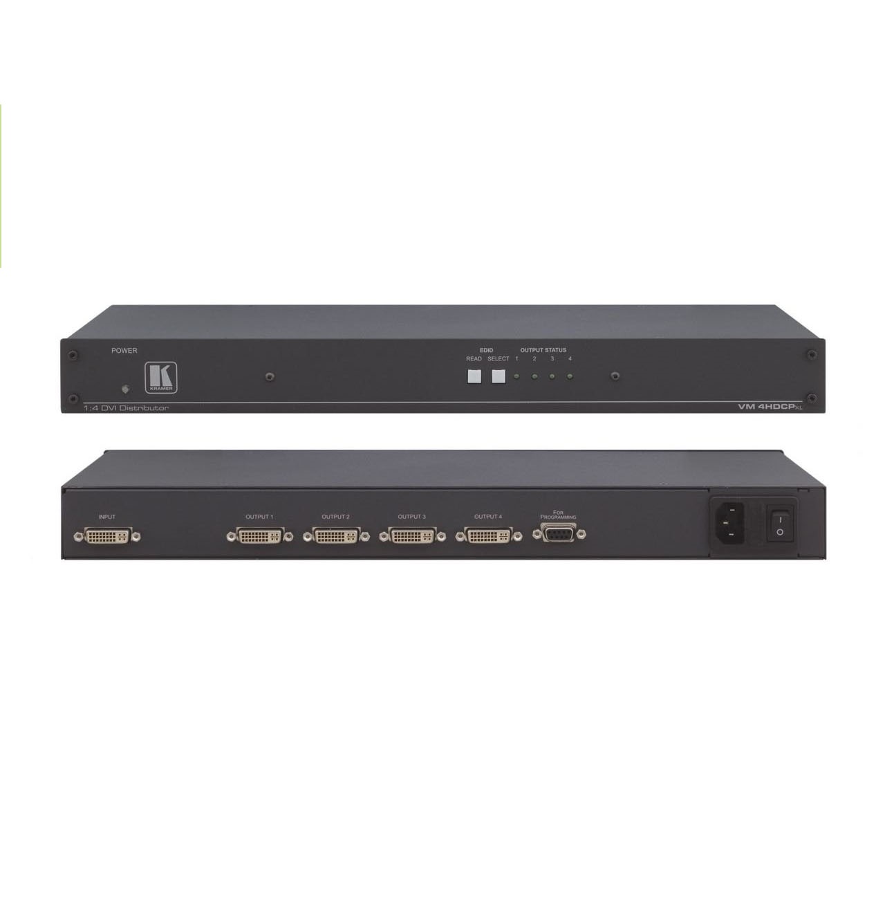 Усилитель-распределитель Kramer Electronics VM-4HDCPxl 19'' Rack 1:4 DVI 11-70846120 11-70846120