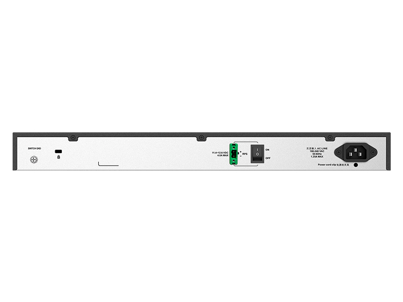 Коммутатор D-Link L2 Managed Switch with 24 1000Base-X SFP ports and 4 10GBase-X SFP+ ports DGS-3000-28XS/DC DGS-3000-28XS/DC